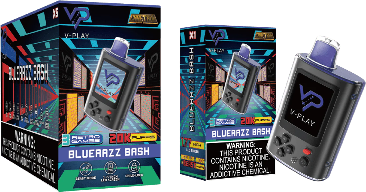 V-Play 20K Disposable Vape: The World's First Video Game Vape V-Play 20K Disposable Vape: The World's First Video Game Vape