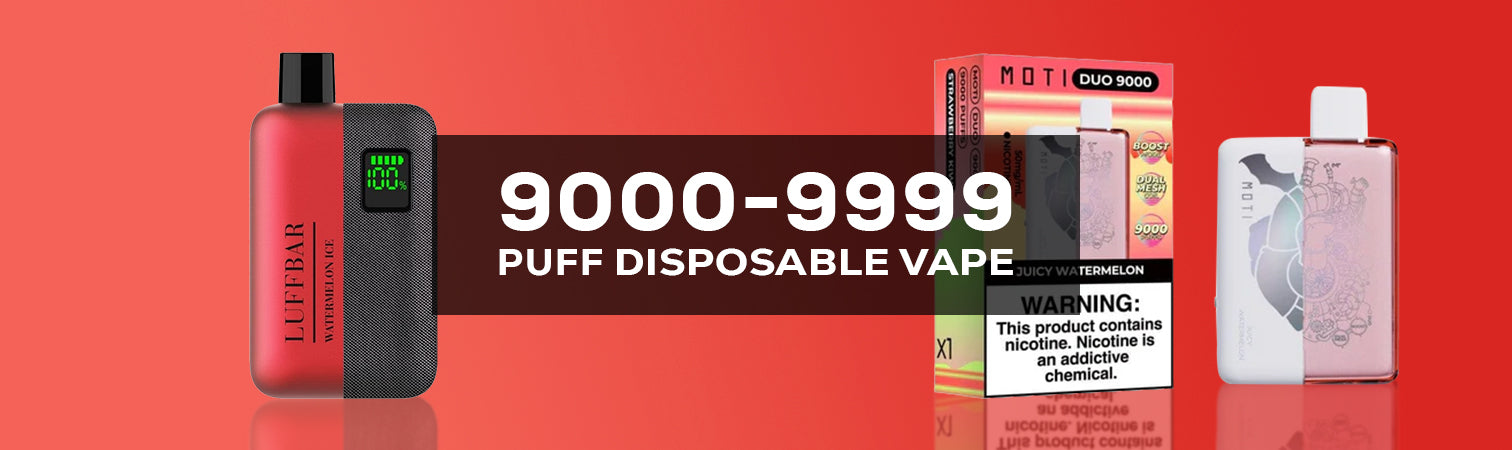 9000 - 9999 Puff Disposable Vape