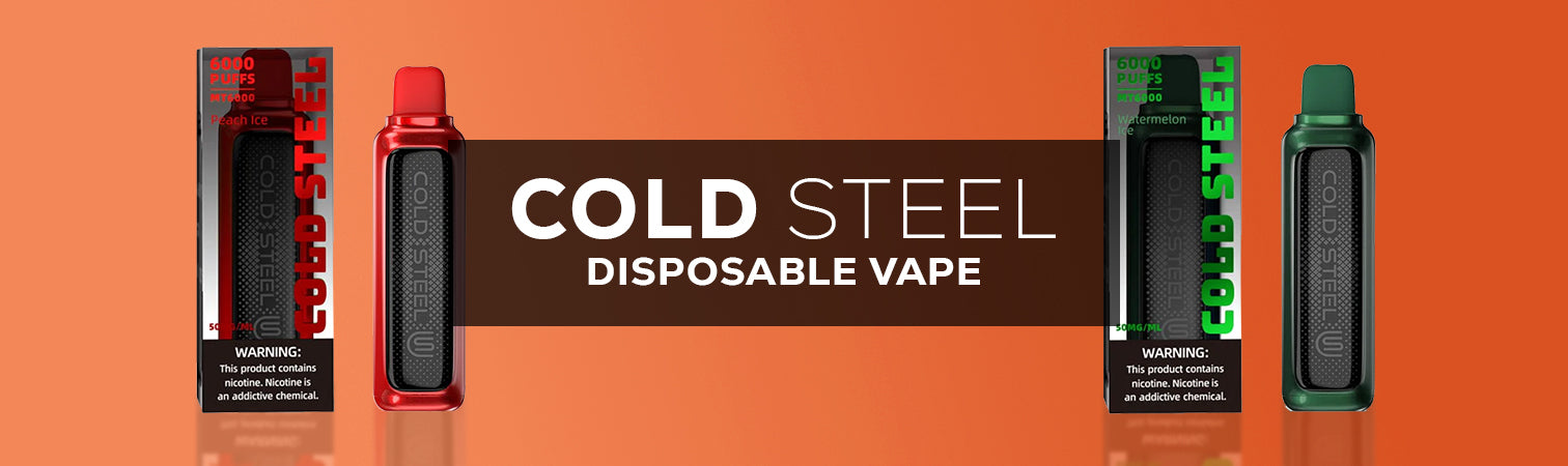 Cold Steel Disposable Vapes Collection Cold Steel Disposable Vapes Collection