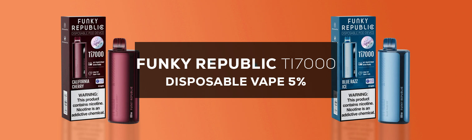 Funky Republic Ti7000 Disposable Vape 5%