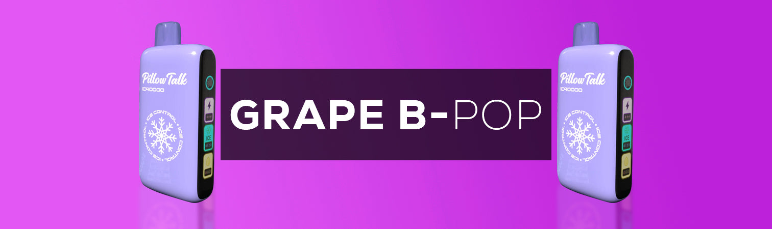 Grape B-Pop Flavor Disposable Vapes Grape B-Pop Flavor Disposable Vapes