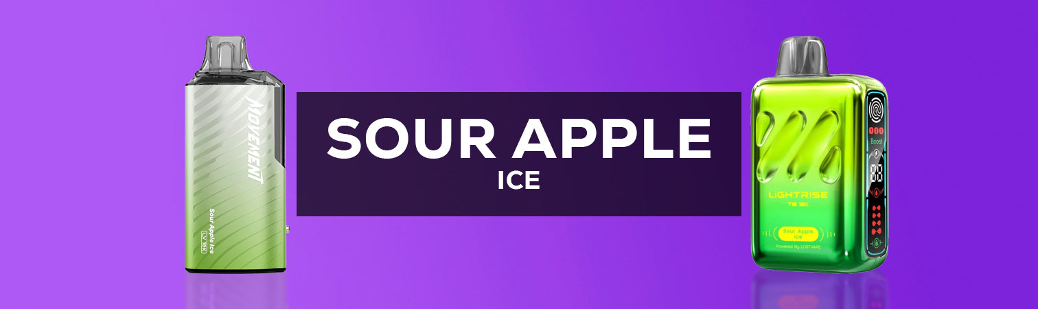 Sour Apple Ice Flavor Disposable Vapes Collection Sour Apple Ice Flavor Disposable Vapes Collection