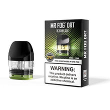 Load image into Gallery viewer, 0.6 & 1.2 OHM Mr Fog DRT Pods Replacement 2Pk 2.5ML
