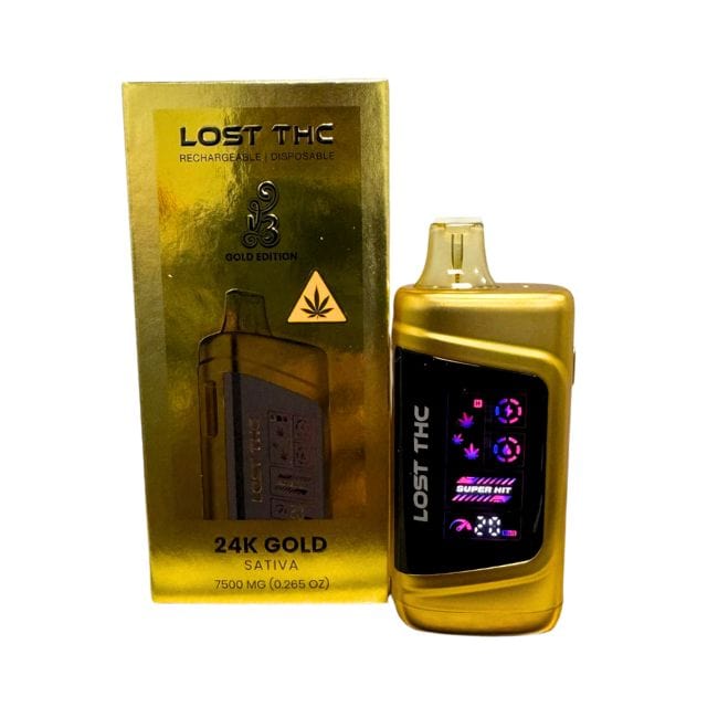 Lost THC Gold Edition Disposable Vape 7.5G Lost THC Gold Edition Disposable Vape 7.5G