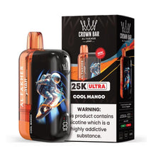 Load image into Gallery viewer, Cool Mango / Single Al Fakher Crown Bar Ultra 25K Vape Disposable