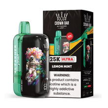 Load image into Gallery viewer, Lemon Mint / Single Al Fakher Crown Bar Ultra 25K Vape Disposable