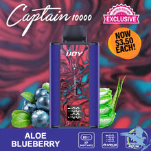 Cargar imagen en el visor de la galería, Aloe Blueberry (New) / Single iJoy Captain 10000 Disposable