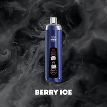 Load image into Gallery viewer, BERRY ICE / SINGLE AL FAKHER CROWN BAR CRYSTAL BIG CLOUD DISPOSABLE VAPE 8000