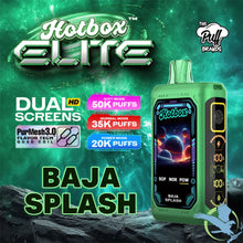 Cargar imagen en el visor de la galería, Baja Splash Hotbox Elite Disposable Vape upto 50K