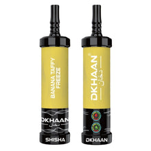 Load image into Gallery viewer, Banana Taffy Freeze DKHAAN Shisha 60K Disposable 5mg