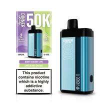 Cargar imagen en el visor de la galería, Berry Cherry Lime & Lime Berry Orange Dinner Lady Row DL50K Vape Disposable