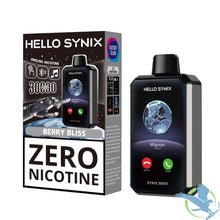 Load image into Gallery viewer, Berry Bliss Hello Synix Zero Nicotine Disposable 30000 30K
