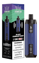 Load image into Gallery viewer, Blackcurrant Mint Crown Bar 12K Sound Al Fakher Disposable Vape