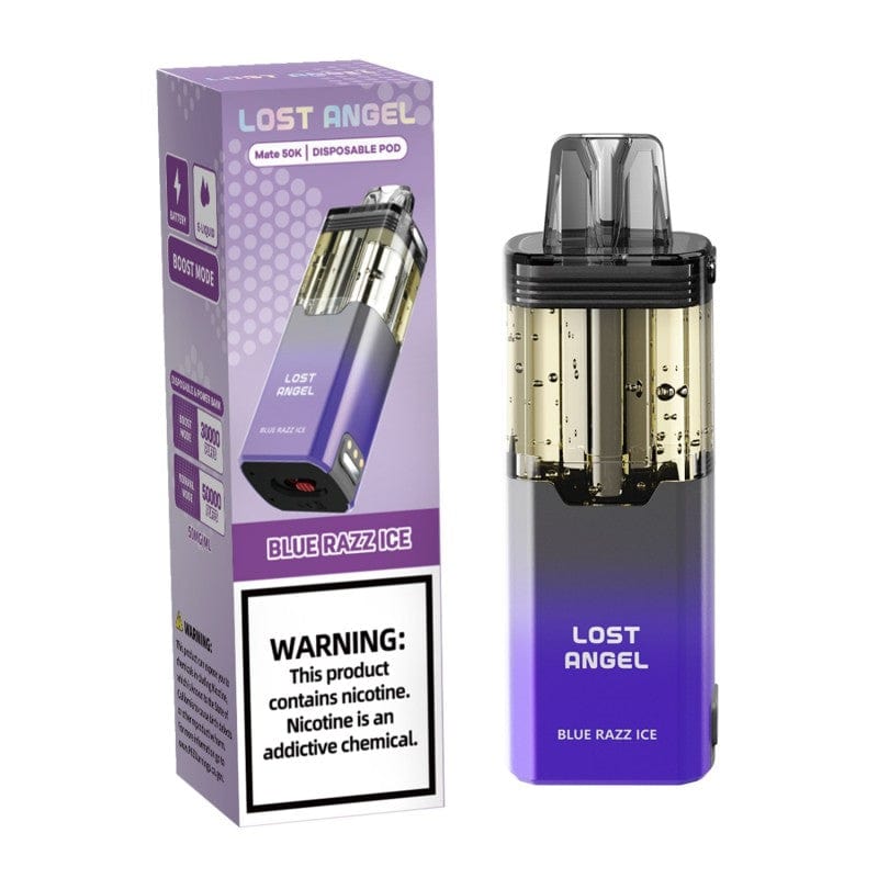 Buy Blue Razz Ice Flavor Lost Angel Vape Mate Disposable 50K Buy Blue Razz Ice Flavor Lost Angel Vape Mate Disposable 50K