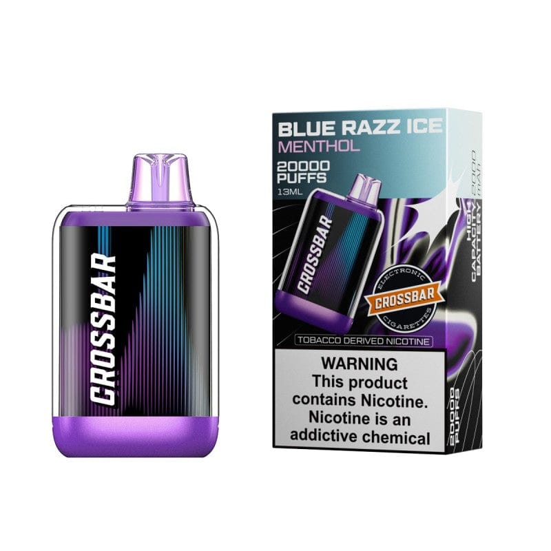 vapes verkaufen Blue Razz Ice Menthol Cross-Bar 20K Disposable Vape Puffs