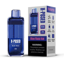 Load image into Gallery viewer, Blue Razz Ice (Pod) X Posed 35K Pod Disposable