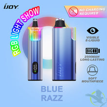Load image into Gallery viewer, Blue Razz Ijoy Xp IO 50000 Disposable Vape