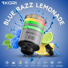 Load image into Gallery viewer, Blue Razz Lemonade Kori Disposable E Hookah Head 120K Puffs