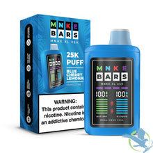 Load image into Gallery viewer, Blue Cherry Lemonade MNKE BARS XL 25K Disposable