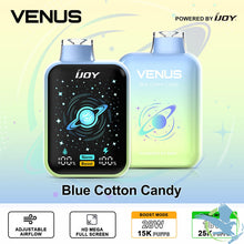 Cargar imagen en el visor de la galería, Blue Cotton Candy Ijoy Venus 25000 Disposable Vape