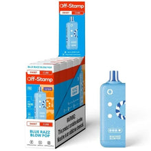 Load image into Gallery viewer, Blue Razz Blow Pop Off Stamp Classic Cube 25000 Disposable Vape Pod