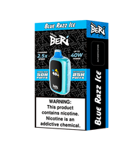 Cargar imagen en el visor de la galería, Blue Razz Ice Beri Crush 50K Disposable Vape 50000 Puffs