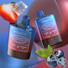 Load image into Gallery viewer, Blue Razz Ice / Strawberry Ice Memers Switcher S22000 Disposable Vape Device With Switchable Lid & Power Screen