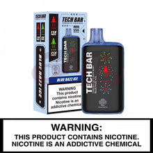 Load image into Gallery viewer, Blue Razz Ice Virgin Mary tech bar vape