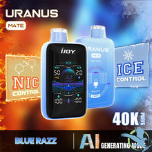 Load image into Gallery viewer, Blue Razz Ijoy Uranus Mate 40K Disposable Vape 40,000 Puffs