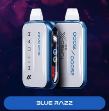 Load image into Gallery viewer, Blue Razz Rifbar Turbo X Disposable 25000