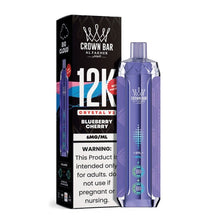 Load image into Gallery viewer, NN - Blueberry Cherry Al Fakher Crown Bar Crystal V2 Disposable 6mg