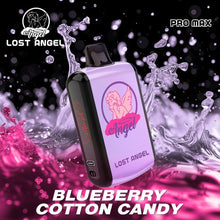 Load image into Gallery viewer, Blueberry Cotton Candy Lost Angel Pro Max Disposable 20000 Puffs