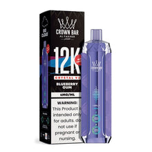 Load image into Gallery viewer, NN - Blueberry Gum Al Fakher Crown Bar Crystal V2 Disposable 6mg