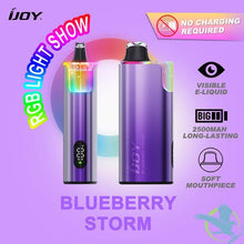 Load image into Gallery viewer, Blueberry Storm Ijoy Xp IO 50000 Disposable Vape