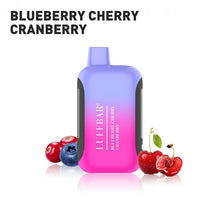 Load image into Gallery viewer, Blueberry Cherry Cranberry Luffbar Dually Disposable Vape with 20000 Puffs