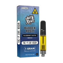 Load image into Gallery viewer, Blueberry Muffin Indica Juicy Kush Budder Rosin Cartridge 1gm THCP