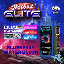 Cargar imagen en el visor de la galería, Blueberry Watermelon Hotbox Elite Disposable Vape upto 50K
