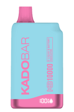 Load image into Gallery viewer, Bougie Blue Razz Kado Bar Zero Nicotine Vape KB10000