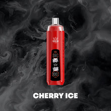 Load image into Gallery viewer, CHERRY ICE / SINGLE AL FAKHER CROWN BAR CRYSTAL BIG CLOUD DISPOSABLE VAPE 8000