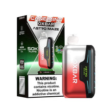 Load image into Gallery viewer, Cane Mint Oxbar Astro Maze 50K Vape Disposable 50000 Puffs
