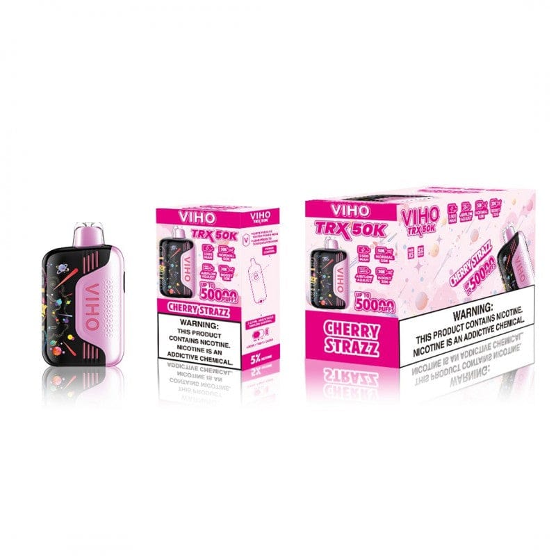 Cherry Strazz Viho TRX 50K Disposable Vape Puffs Cherry Strazz Viho TRX 50K Disposable Vape Puffs