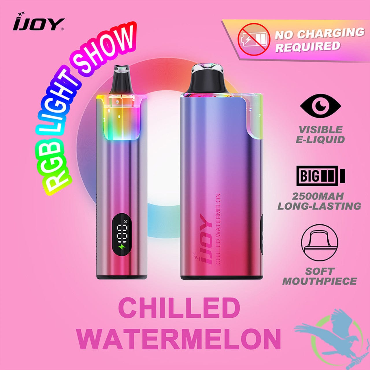 Chilled Watermelon Ijoy IO 50000 Disposable Vape Puffs