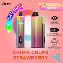 Load image into Gallery viewer, Chupa Chups Strawberry Ijoy Xp IO 50000 Disposable Vape