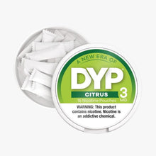 Load image into Gallery viewer, Citrus / 3 MG Dyp Nicotine Pouches 15 per can