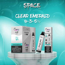 Load image into Gallery viewer, Clear Emerald Spaceman Pro 5.0 Disposable Vape