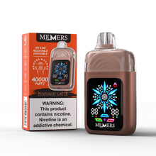 Load image into Gallery viewer, Coconut Latte MEMERS WUKONG V40000 DISPOSABLE VAPE 40K PUFFS