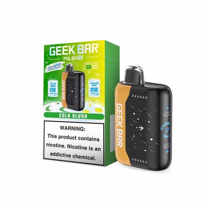 Cola Slush (New March 2025) Geek Bar Pulse X Vape - 25K Puffs Cola Slush (New March 2025) Geek Bar Pulse X Vape - 25K Puffs