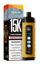 Load image into Gallery viewer, Cool Mango Al Fakher Crown Bar Ice Adjust 15000 Disposable
