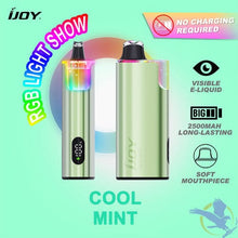 Load image into Gallery viewer, Cool Mint Ijoy Xp IO 50000 Disposable Vape