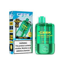 Load image into Gallery viewer, Cool Mint Geek Cyber Tank Disposable Vape 40000 40k
